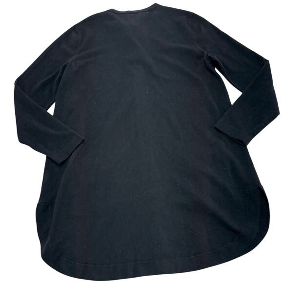 J.Jill Cardigan Womens Medium Black Tribeca Sweater Button Wool Blend - Picture 3 of 11